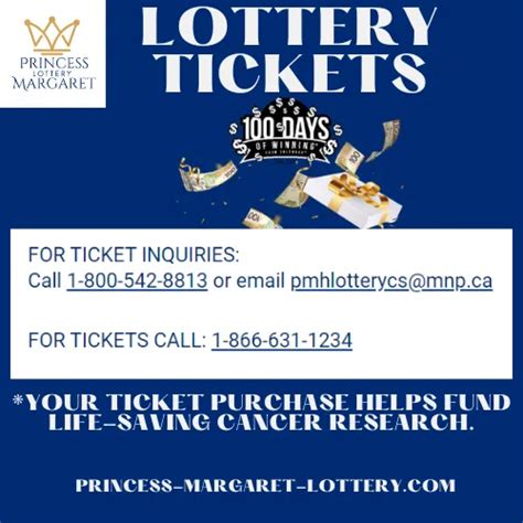 princess margaret lottery phone number|buy princess margaret lottery tickets.